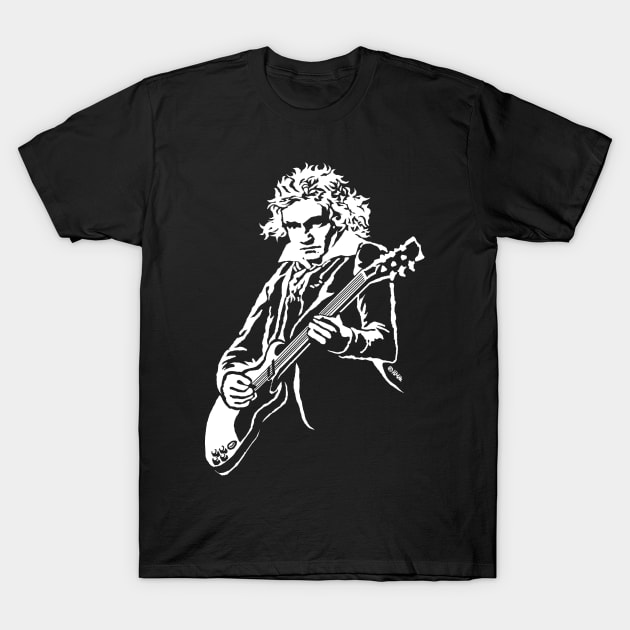 Beethoven Rock ! T-Shirt by NewSignCreation